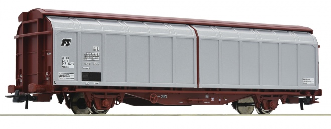 Sliding wall car type Hbbilns<br /><a href='images/pictures/Roco/Roco-76879.jpg' target='_blank'>Full size image</a>